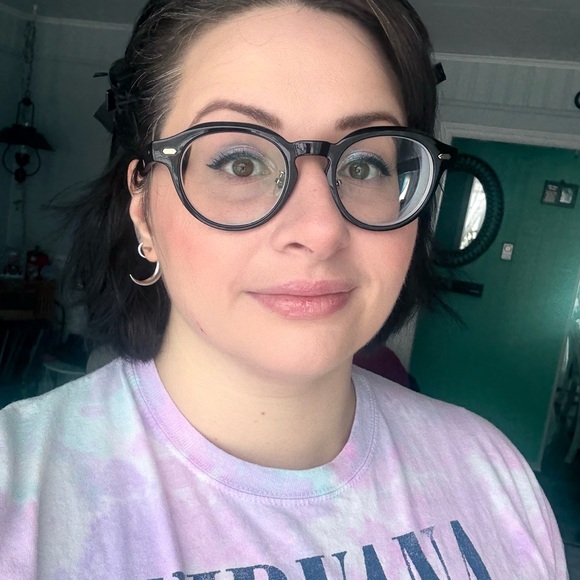 PAIR of Silver Mini Crescent Moon Earring - Picture 5 of 6